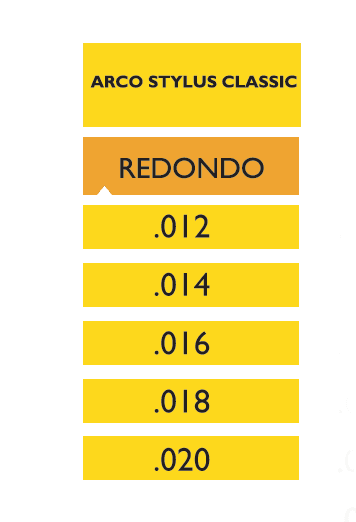 Arcos NI-TI Classic paq. c/10 pzas. redondo Stylus®